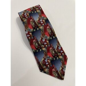 J. Garcia By Stonehenge Abstract Lizard Board Collection Eight 8 Necktie Tie 57"